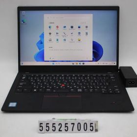 Lenovo ThinkPad X1 Carbon 7th Gen Core i5 8365U 1.6GHz/8GB/256GB(SSD)/14.0W/FHD(1920x1080) タッチパネル/Win11 【555257005】