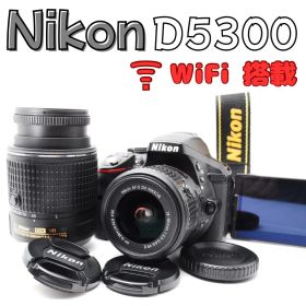 【Wi-Fi搭載】Nikon D5300★ ダブルレンズ付！スマホ転送も楽々