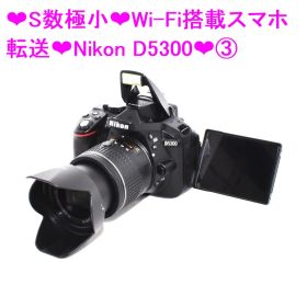 ❤S数極小❤高画質❤Wi-Fi搭載 スマホ転送❤Nikon D5300❤③