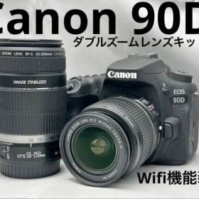 安心フルセット♪Canon EOS 90Dダブルズームレンズキット♪