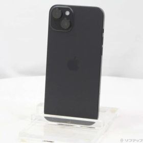 〔中古品〕 iPhone15 Plus 128GB ブラック MU083J／A SIMフリー【377】