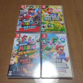 スーパーマリオ 4作品 オデッセイ U デラックス フューリーワールド ワンダー