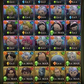 最終値下げ 引退アカウント グラクロ 魔神王等強キャラ多数