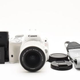 ★新品級★EOS KISS X7 ホワイト レンズキット 《ショット数：235回》★ LL258#4484