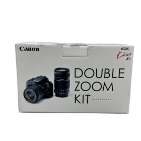 186000 現状品 Canon キャノン デジタル一眼レフ ダブルズームキット EOS Kiss X7 DS126441 ブラック