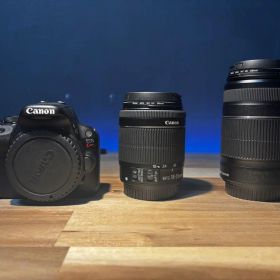 Canon EOS Kiss X7本体＋ダブルズーム