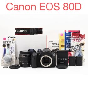 デジタル一眼レフカメラ/Canon EOS 80D標準レンズセット