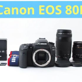 一眼レフカメラ Canon EOS 80D、標準&望遠ダブルレンズセット