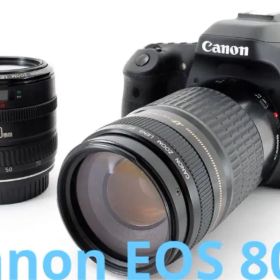 美品☆キャノン☆Canon EOS 80D 標準&望遠ダブルレンズセット