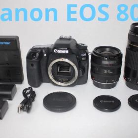 保証付☆キャノン Canon EOS 80D 標準＆望遠ダブルレンズセット