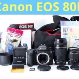 Canon EOS 80D 標準&望遠&単焦点トリプルレンズセット