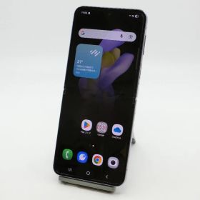 【中古】 au SAMSUNG サムスン Galaxy Z Flip4 128GB ボラパープル SCG17