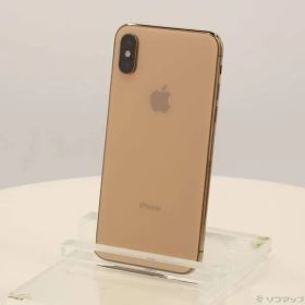 〔中古品〕 iPhoneXS 256GB ゴールド MTE22J／A SIMフリー【371】