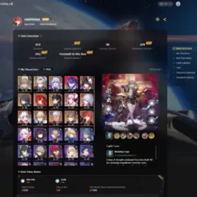 開拓レベル 70 | 花火&サイン+ダンヘ&サイン+ホタル+ロビン+黄泉+ルアン・メェイ+トパーズ+アルジェンティ+符玄