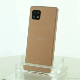 〔中古品〕 AQUOS sense6 64GB ライトカッパー SHG05 au SIMフリー【295】