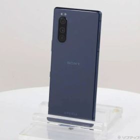 〔中古品〕 Xperia 5 128GB ブルー J9260JPL SIMフリー【349】
