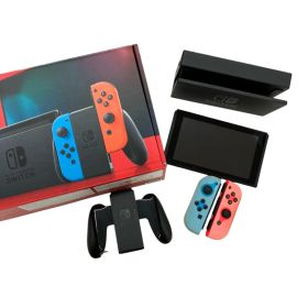 186000 現状品 Nintendo 任天堂 ニンテンドウ Nintendo Switch HAC-001 ネオンブルー、レッド