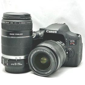 ショット数2,600！Canon EOS kiss x8i Wレンズセット♪