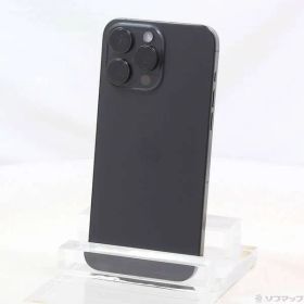 〔中古品〕 iPhone15 Pro Max 256GB ブラックチタニウム MU6P3J／A SIMフリー【305】