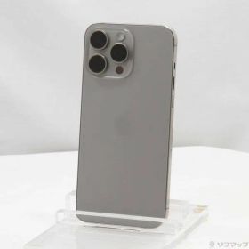 〔中古品〕 iPhone15 Pro Max 256GB ナチュラルチタニウム MU6R3J／A SIMフリー【251】
