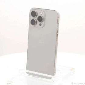 〔中古品〕 iPhone15 Pro Max 256GB ナチュラルチタニウム MU6R3J／A SIMフリー【269】