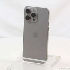 〔中古品〕 iPhone15 Pro Max 256GB ナチュラルチタニウム MU6R3J／A SIMフリー【344】