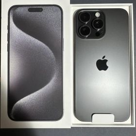 Apple iPhone 15ProMax ブラックチタニウム256GB