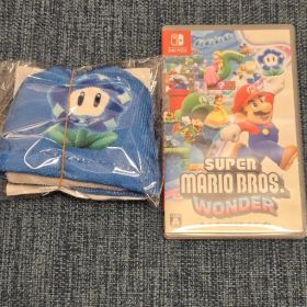 スーパーマリオブラザーズ ワンダー +購入特典の吊り下げタオル