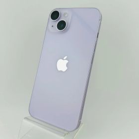 バッテリー良好 iPhone 14 128GB パープル SIMフリー(simロック解除済) 中古 本体 動作確認済 【最短送料無料】M-081