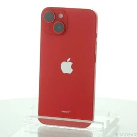 〔中古品〕 iPhone14 128GB プロダクトレッド MPV93J／A SIMフリー 〔ネットワーク利用制限▲〕【377】