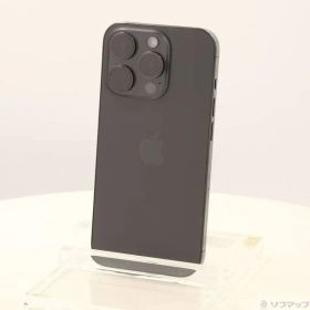 〔中古品〕 iPhone15 Pro 128GB ブラックチタニウム MTU73J／A SIMフリー【196】
