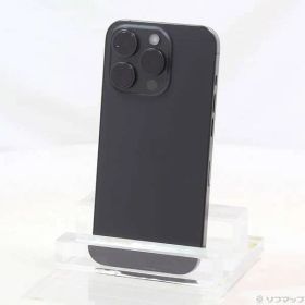 〔中古品〕 iPhone15 Pro 128GB ブラックチタニウム MTU73J／A SIMフリー【251】