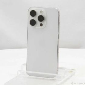 〔中古品〕 iPhone15 Pro 128GB ホワイトチタニウム MTU83J／A SIMフリー【297】