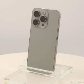 〔中古品〕 iPhone15 Pro 128GB ナチュラルチタニウム MTU93J／A SIMフリー【198】