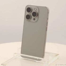 〔中古品〕 iPhone15 Pro 128GB ナチュラルチタニウム MTU93J／A SIMフリー【262】