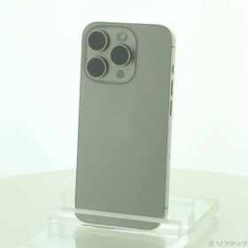 〔中古品〕 iPhone15 Pro 128GB ナチュラルチタニウム MTU93J／A SIMフリー【371】