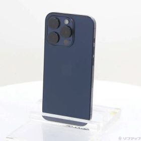 〔中古品〕 iPhone15 Pro 128GB ブルーチタニウム MTUA3J／A SIMフリー【196】