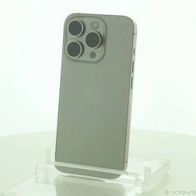 〔中古品〕 iPhone15 Pro 256GB ナチュラルチタニウム MTUF3J／A SIMフリー【262】