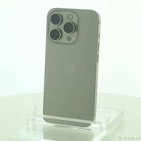 〔中古品〕 iPhone15 Pro 256GB ナチュラルチタニウム MTUF3J／A SIMフリー【368】