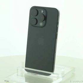 〔中古品〕 iPhone15 Pro 512GB ブラックチタニウム MTUH3J／A SIMフリー【198】