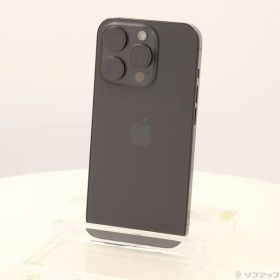 〔中古品〕 iPhone15 Pro 512GB ブラックチタニウム MTUH3J／A SIMフリー【276】