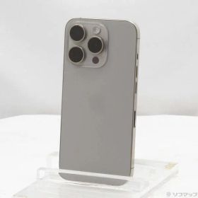 〔中古品〕 iPhone15 Pro 512GB ナチュラルチタニウム MTUK3J／A SIMフリー【305】