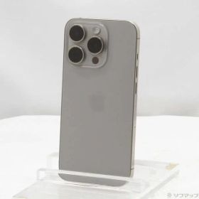 〔中古品〕 iPhone15 Pro 512GB ナチュラルチタニウム MTUK3J／A SIMフリー【352】