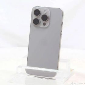〔中古品〕 iPhone15 Pro 512GB ナチュラルチタニウム MTUK3J／A SIMフリー【251】