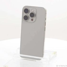 〔中古品〕 iPhone15 Pro 512GB ナチュラルチタニウム MTUK3J／A SIMフリー【371】