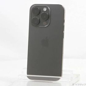 〔中古品〕 iPhone15 Pro 1TB ブラックチタニウム MTUQ3J／A SIMフリー【352】