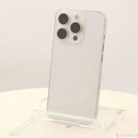 〔中古品〕 iPhone15 Pro 128GB ホワイトチタニウム MTU83J／A SIMフリー【251】