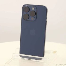 〔中古品〕 iPhone15 Pro 128GB ブルーチタニウム MTUA3J／A SIMフリー【344】