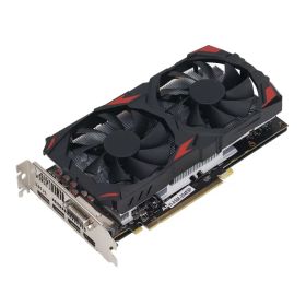 Radeon RX 580 グラフィックス カード 8GB GDDR5 ゲーミング グラフィックス カード 256BIT RX 580 グラフィックス カード デュアル ファン付き DVI DP HDML プラグ アンド プレイ
