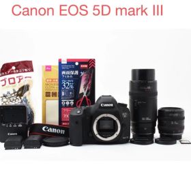 一眼レフカメラCanon EOS 5D mark III標準&望遠レンズセット